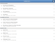 Tablet Screenshot of forums.carolinaeuros.com
